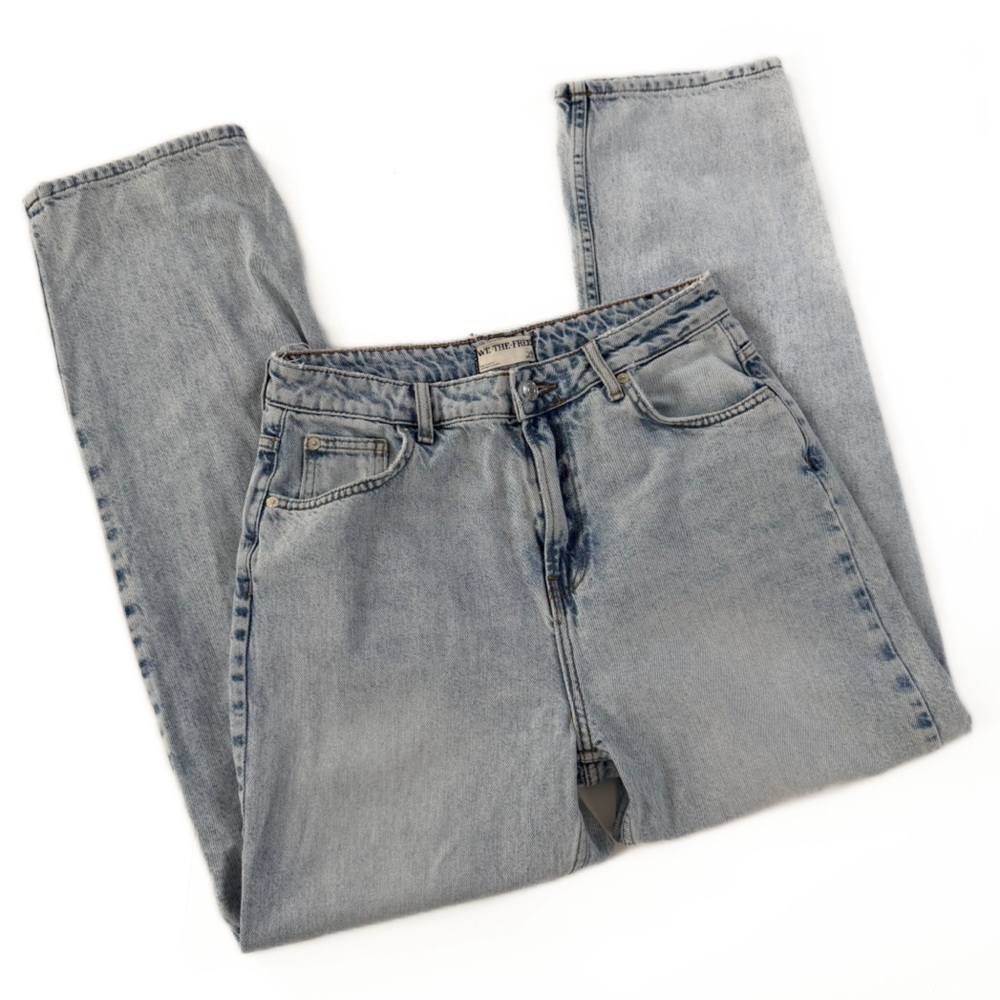 Free People We The Free Jeans Womens 29 The Pacifica High Rise Slim Straight - Picture 3 of 10